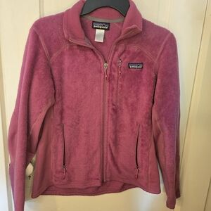 Patagonia Vibrant Pink Full-Zip Fleece